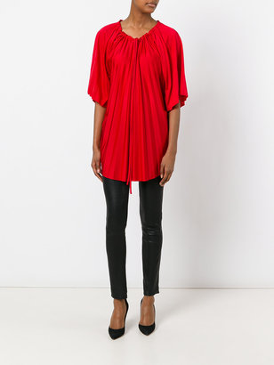 Balenciaga pleated blouse - women - Polyamide/Spandex/Elastane - 34