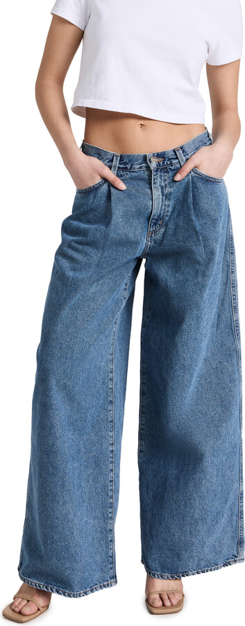 Gold Sign The Atticus Jeans Low Slung Wide Trouser