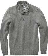 Thumbnail for your product : Old Navy Men's Button-Up Mock-Neck Sweaters