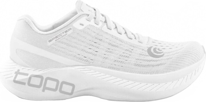 Topo Athletic Men's Specter Road Running Shoes In White Grey