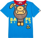 Thumbnail for your product : Bape Kids Printed cotton-blend T-shirt