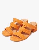 Thumbnail for your product : Ganni Olive Sandals in Russet Orange