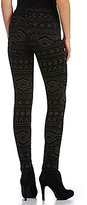 Thumbnail for your product : Jolt Tribal-Flocked Ponte Pants