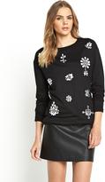 Thumbnail for your product : Love Label Jewel Embellished Sweat