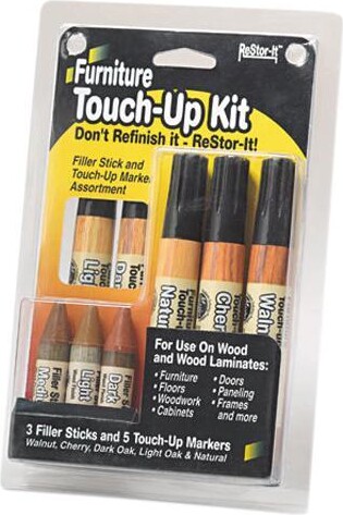 Master Manufacturing Master Caster 18000 ReStor-It Furniture Touch-Up Kit, 8 Piece Kit