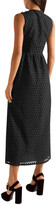 Thumbnail for your product : RED Valentino Point D'esprit-trimmed Lace Midi Dress