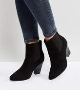 Thumbnail for your product : New Look Wide Fit Pointed Western Heeled Ankle Boot