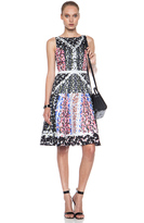 Thumbnail for your product : Peter Pilotto Nico Silk Dress in Geo Pink