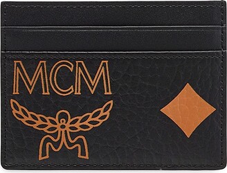 MCM Aren Maxi Monogrammed VI Small Wallet Small