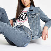 Thumbnail for your product : River Island Blue fitted denim jacket