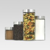 Thumbnail for your product : Threshold Glass Cylinder Canister Set of 4
