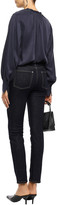 Thumbnail for your product : Equipment Causette Washed Silk-blend Satin Blouse