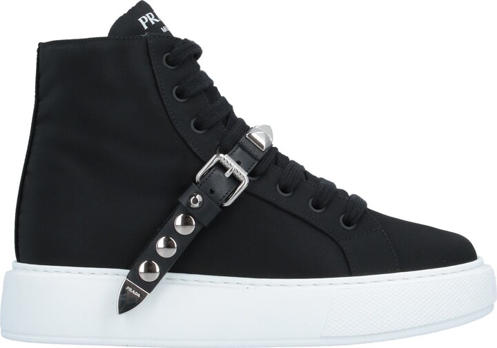 prada studded strap sneakers