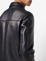 Thumbnail for your product : Salvatore Santoro Zipped Leather Jacket