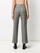 Thumbnail for your product : Incotex Check High-Rise Trousers