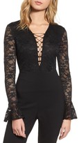 Thumbnail for your product : WAYF Women's Hunter Lace-Up Bodysuit