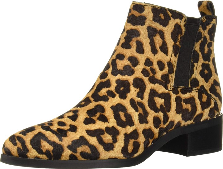 franco sarto leopard booties