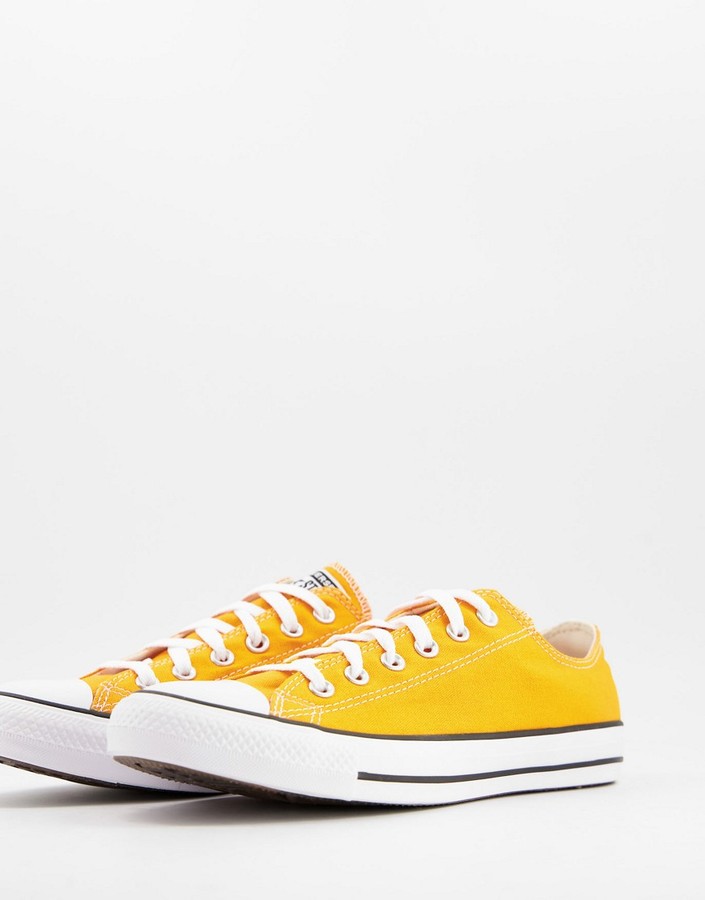 orange converse mens