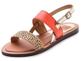 Thumbnail for your product : Dolce Vita Fabrica Fur Trimmed Sandals