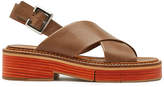 Thumbnail for your product : Clergerie Anchor Leather Sandals