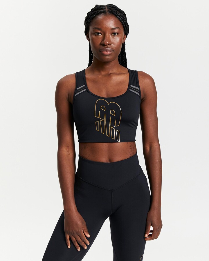 New Balance Women's Black Crop Tops - Achiever Crop Top - Size One Size, M  at The Iconic - ShopStyle