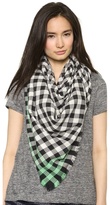 Thumbnail for your product : Marc by Marc Jacobs Check Yarn Dye Embroidered Scarf
