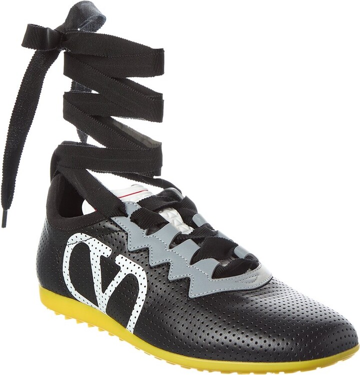 Valentino Chromathon Leather Sneaker