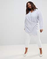 Thumbnail for your product : ASOS CURVE Wrap Shirt