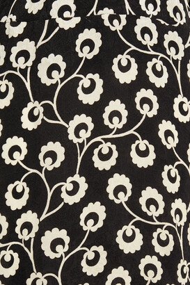 Rixo Stevie floral-print silk jacquard midi dress