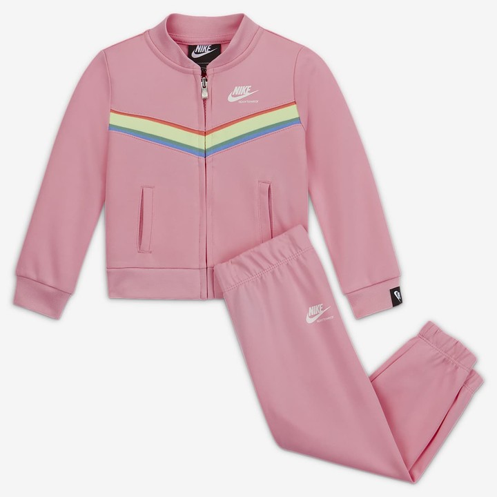 pink nike matching set