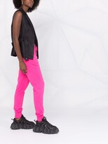 Thumbnail for your product : Versace Jeans Couture V-Emblem slim cotton track pants