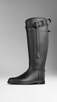 Thumbnail for your product : Burberry Belted Equestrian Rain Boots