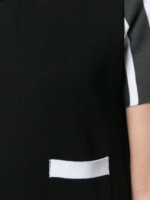 Charlott Striped Details Knit Dress