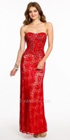 Thumbnail for your product : Dave and Johnny Full Lace With Beading Prom Dresses