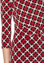 Thumbnail for your product : Gina Bacconi Check And Spot Print Jersey Dress