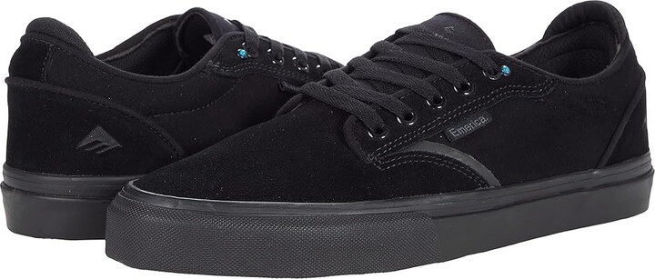 Emerica Dickson Men's Skate Shoes Black/Black : 7.5 D - Medium, Leather/Textile