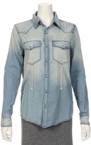 Thumbnail for your product : NSF BLISS AND MISCHIEF X Leslie Chambray Rose Elbow Shirt