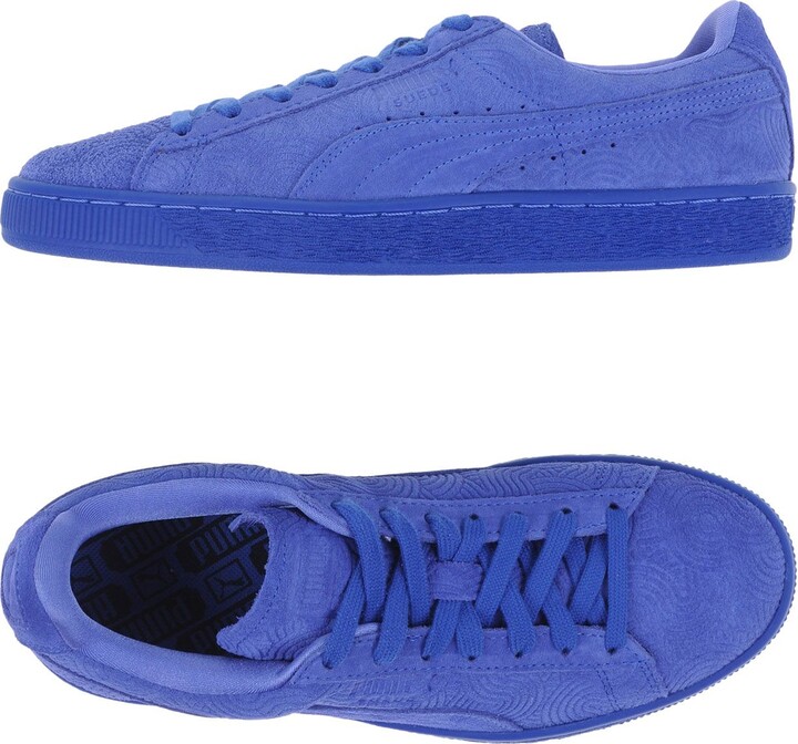 Puma 360584-suede Classic + Colored Wn's Sneakers Bright Blue - ShopStyle