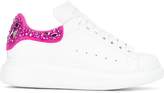 Thumbnail for your product : Alexander McQueen crystal embellished elevated sole sneakers
