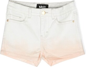 Molo Addie logo-embroidered shorts - Black