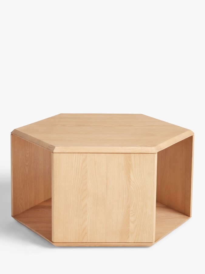 John Lewis ANYDAY Hexagon Coffee Table, Natural ShopStyle