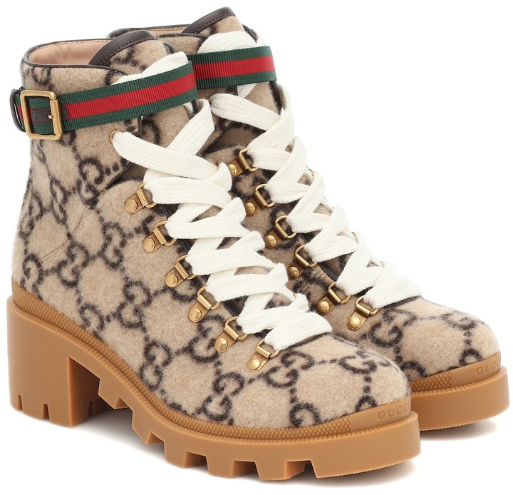 gucci wool boots