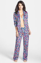 Thumbnail for your product : DKNY Long Sleeve Microfleece Pajamas