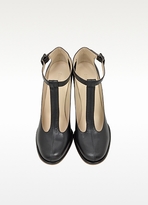 Thumbnail for your product : See by Chloe Black Leather T-bar Pump