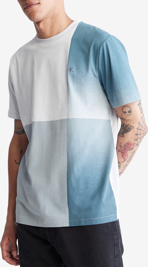 Calvin Klein Blue Men's T-shirts | ShopStyle