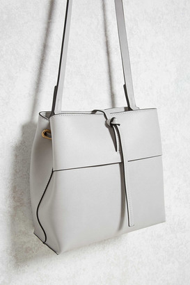 Forever 21 Structured Faux Leather Bag