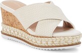 Thumbnail for your product : BCBGeneration Habiana Snake-Embossed Wedge Sandals