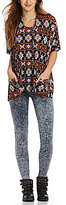 Thumbnail for your product : Moa Moa Tribal-Print Tunic Top