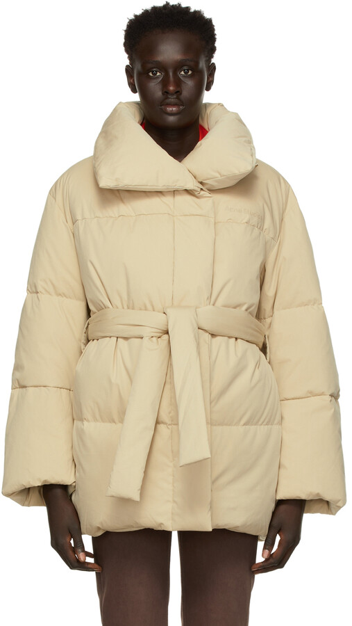 Beige Women's Down & Puffers Coats with Cash Back | Shop the world's  largest collection of fashion | ShopStyle