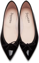 Thumbnail for your product : Repetto Black Patent Brigitte Ballerina Flats